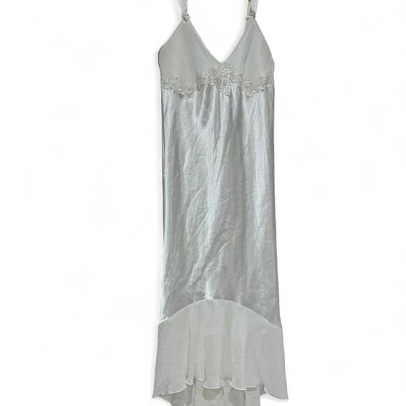 Linea Donatella Dresses & Skirts - True Vintage Linea Donatella White Lace Nightgown Maxi Dress